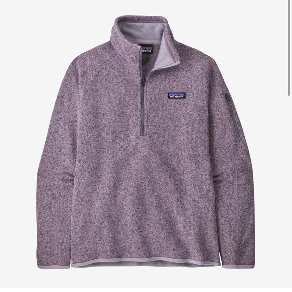 Patagonia Better Sweater 1/4 Zip Pullover Hazy Purple XXL
